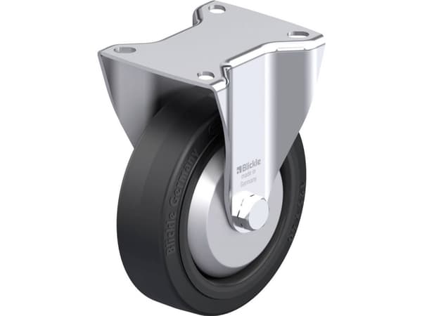 Blickle 851406 BK-POEV 125XR-1-FA Kiinteä teräspyörä Pyörän halkaisija: 125 mm Kantavuus (max.): 250 kg 1 kpl