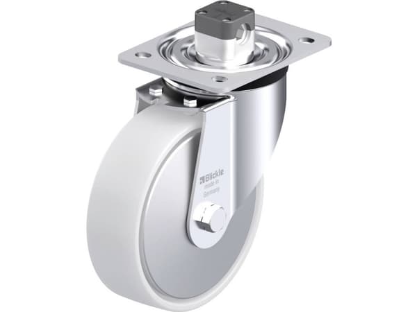 Blickle 852636 L-PO 160G-CS11-FA Teräksinen kääntöpyörä Pyörän halkaisija: 160 mm Kantavuus (max.): 400 kg 1 kpl
