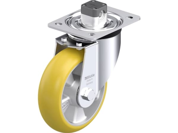 Blickle 856153 L-ALTH 160K-CS11-CO Teräksinen kääntöpyörä Pyörän halkaisija: 160 mm Kantavuus (max.): 400 kg 1 kpl