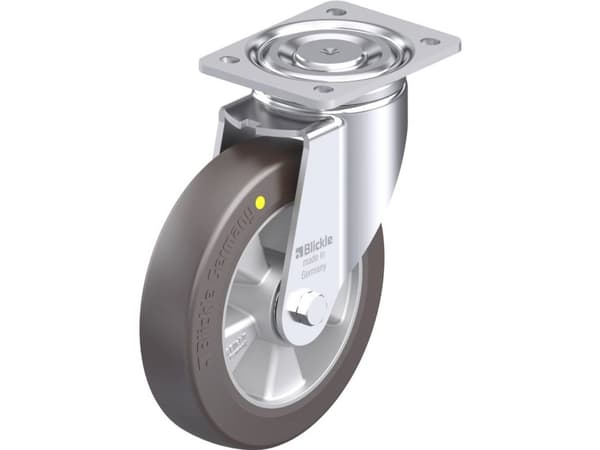 Blickle 867213 LH-ALST 200K-AS Ohjauspyörä terästä Pyörän halkaisija: 200 mm Kantavuus (max.): 750 kg 1 kpl