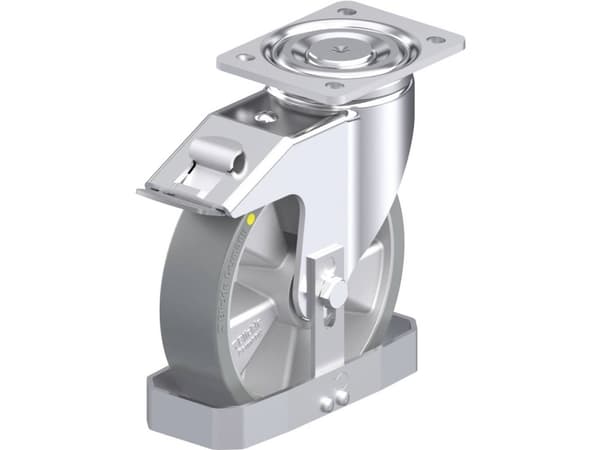 Blickle 872483 LH-ALTH 200K-FI-AS-FS Teräksinen kääntöpyörä Pyörän halkaisija: 200 mm Kantavuus (max.): 800 kg 1 kpl