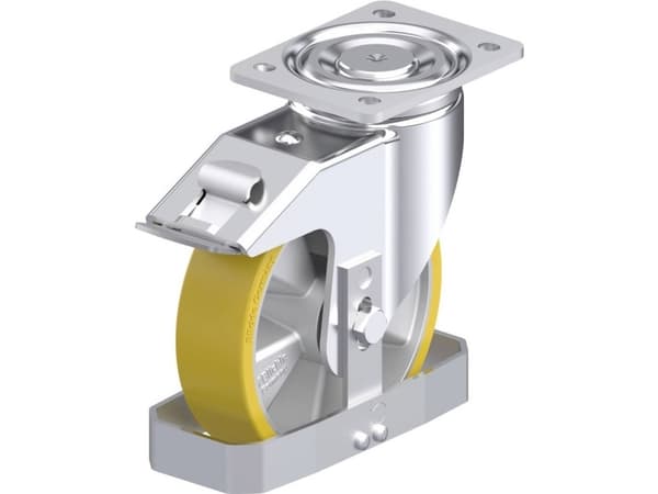 Blickle 872763 LH-ALTH 180K-FI-FS Teräksinen kääntöpyörä Pyörän halkaisija: 180 mm Kantavuus (max.): 700 kg 1 kpl