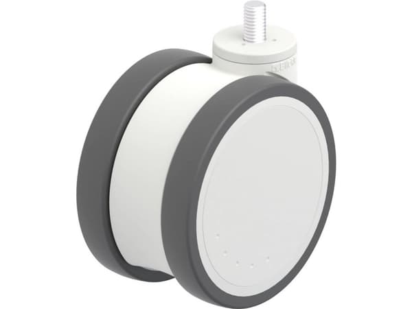 Blickle 872838 LKD-PATH 125K-GS12 Muovinen kaksoispyörä Pyörän halkaisija: 125 mm Kantavuus (max.): 125 kg 1 kpl