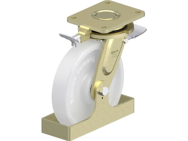 Blickle 879346 LS-SPO 251K-ST-RI4-FS Raskaan sarjan kääntyvä pyörä Pyörän halkaisija: 250 mm Kantavuus (max.): 1500 kg 1 kpl