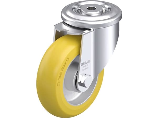 Blickle 879539 LKR-ALTH 125K-CO Teräksinen kääntöpyörä Pyörän halkaisija: 125 mm Kantavuus (max.): 350 kg 1 kpl