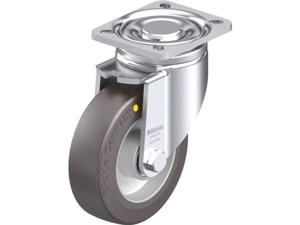 Blickle 884392 LH-ALST 125K-1-AS Teräksinen kääntöpyörä Pyörän halkaisija: 125 mm Kantavuus (max.): 370 kg 1 kpl