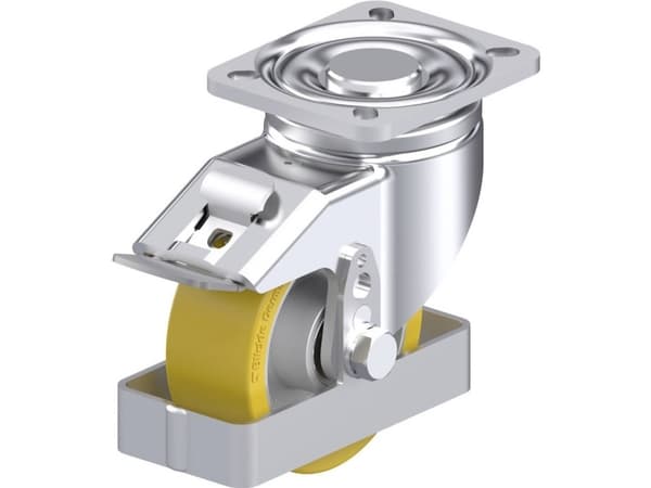 Blickle 886717 LH-ALTH 100K-1-FI-FS Teräksinen kääntöpyörä Pyörän halkaisija: 100 mm Kantavuus (max.): 350 kg 1 kpl