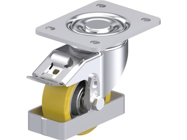 Blickle 887273 LH-GTH 100K-3-FI-FS Teräksinen kääntöpyörä Pyörän halkaisija: 100 mm Kantavuus (max.): 450 kg 1 kpl