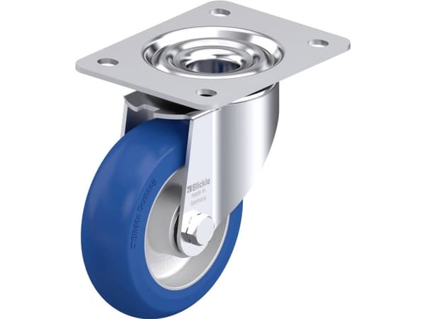 Blickle 895813 LK-ALBS 125K-3-CO Teräksinen kääntöpyörä Pyörän halkaisija: 125 mm Kantavuus (max.): 350 kg 1 kpl