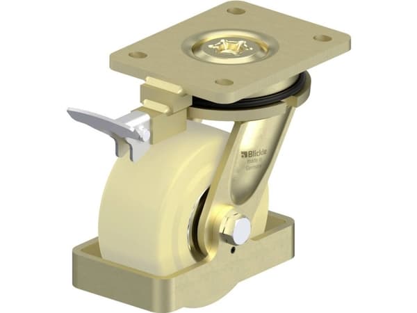 Blickle 897102 LS-GSPO 125K-RI4-FS Raskaan sarjan kääntyvä pyörä Pyörän halkaisija: 125 mm Kantavuus (max.): 1750 kg 1 kpl