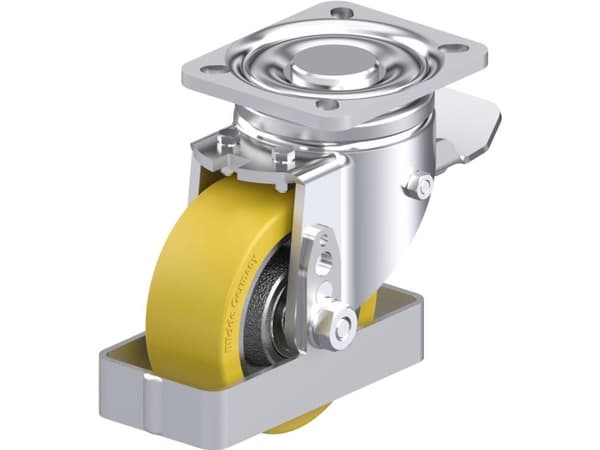 Blickle 902259 LH-GTH 100K-1-ST-FS Teräksinen kääntöpyörä Pyörän halkaisija: 100 mm Kantavuus (max.): 450 kg 1 kpl