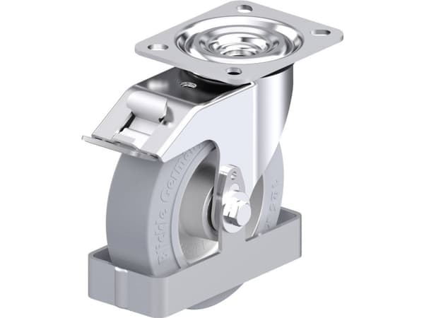 Blickle 908182 L-ALEV 125K-FI-SG-FS Teräksinen kääntöpyörä Pyörän halkaisija: 125 mm Kantavuus (max.): 250 kg 1 kpl
