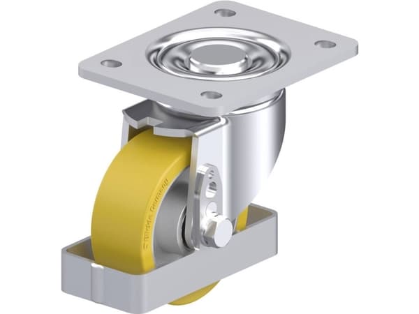 Blickle 911068 LH-ALTH 100K-3-FS Teräksinen kääntöpyörä Pyörän halkaisija: 100 mm Kantavuus (max.): 350 kg 1 kpl