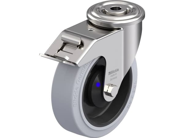 Blickle 911318 LEXR-POEV 125XKA-FI-SG Ohjauspyörä ruostumatonta terästä Pyörän halkaisija: 125 mm Kantavuus (max.): 150 kg 1 kpl