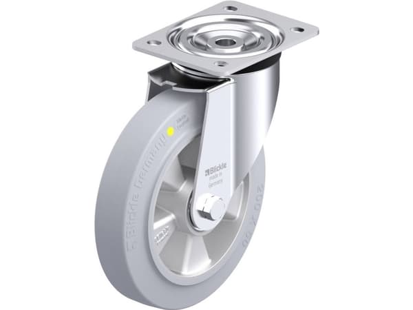 Blickle 913741 L-ALEV 200K-SG-AS Teräksinen kääntöpyörä Pyörän halkaisija: 200 mm Kantavuus (max.): 400 kg 1 kpl
