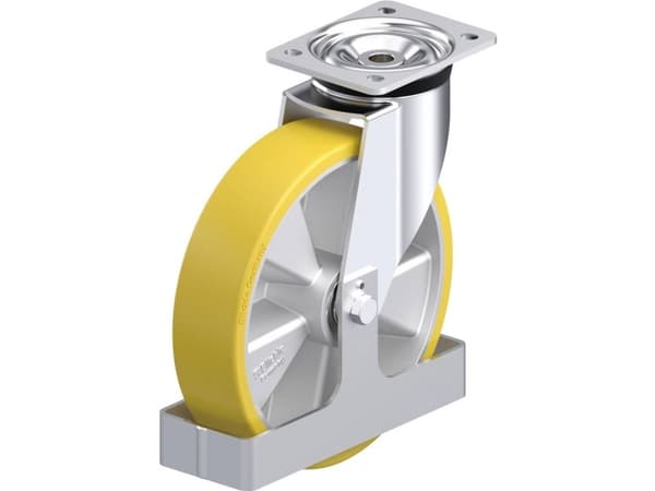 Blickle 921079 L-ALTH 250K-3-FS Teräksinen kääntöpyörä Pyörän halkaisija: 250 mm Kantavuus (max.): 500 kg 1 kpl