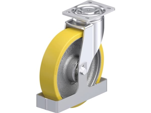 Blickle 921756 LH-GTH 250K-FS Teräksinen kääntöpyörä Pyörän halkaisija: 250 mm Kantavuus (max.): 900 kg 1 kpl