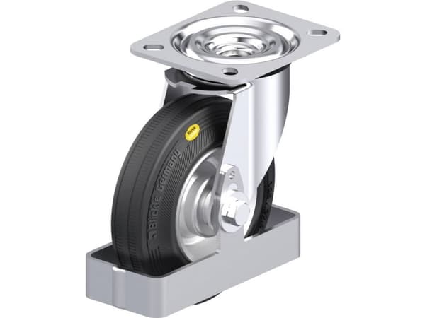 Blickle 931403 L-RD 125R-FS Styrehjul i stål Hjuldiameter: 125 mm Bæreevne (maks.): 120 kg 1 stk