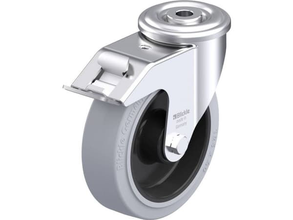 Blickle 517672 LER-POEV 125R-FI-SG Teräksinen kääntöpyörä Pyörän halkaisija: 125 mm Kantavuus (max.): 150 kg 1 kpl