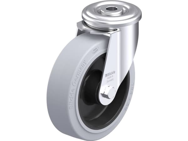 Blickle 545210 LER-POEV 125R-SG Teräksinen kääntöpyörä Pyörän halkaisija: 125 mm Kantavuus (max.): 150 kg 1 kpl