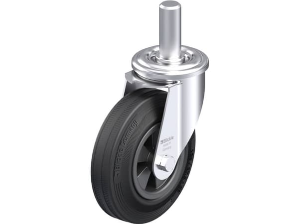 Blickle 577528 LEZ-VPP 125G Teräksinen kääntöpyörä Pyörän halkaisija: 125 mm Kantavuus (max.): 100 kg 1 kpl