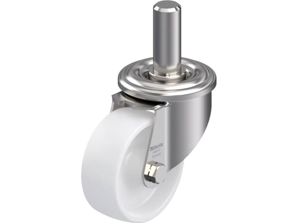Blickle 621433 LEXZ-PO 80G Styrehjul i rustfrit stål Hjuldiameter: 80 mm Bæreevne (maks.): 150 kg 1 stk