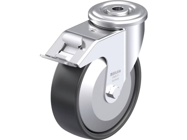 Blickle 627430 LER-PP 125G-FI-FA Styrehjul i stål Hjuldiameter: 125 mm Bæreevne (maks.): 150 kg 1 stk