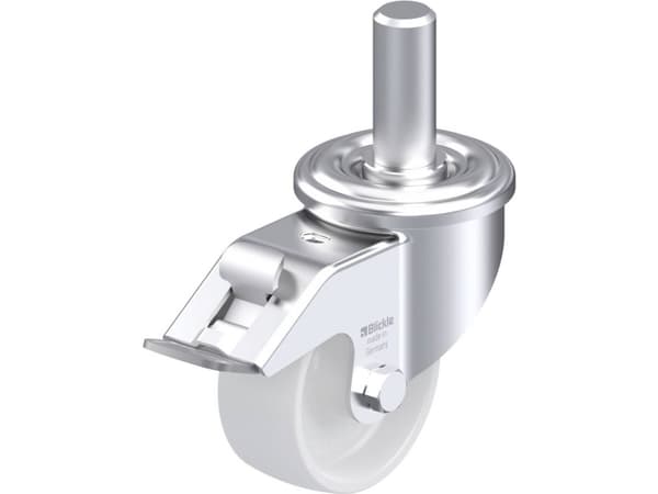 Blickle 633453 LEZ-PO 75G-FI Teräksinen kääntöpyörä Pyörän halkaisija: 75 mm Kantavuus (max.): 150 kg 1 kpl