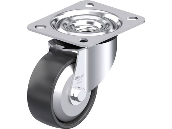 Blickle 648840 LE-PP 80G-FA Teräksinen kääntöpyörä Pyörän halkaisija: 80 mm Kantavuus (max.): 120 kg 1 kpl