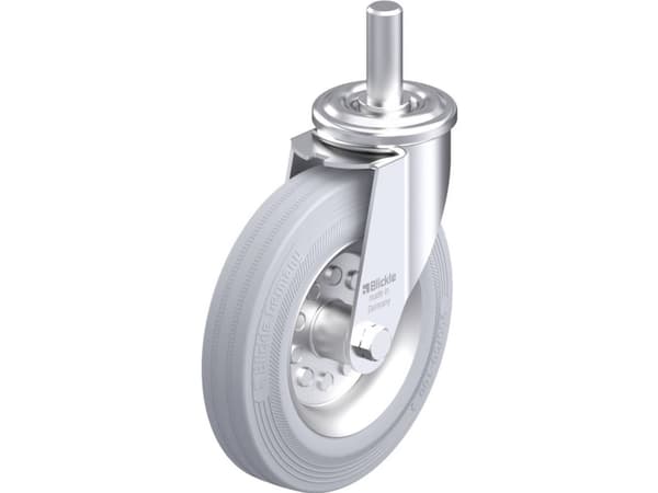 Blickle 659284 LEZ-VE 200R-22-SG Teräksinen kääntöpyörä Pyörän halkaisija: 200 mm Kantavuus (max.): 205 kg 1 kpl