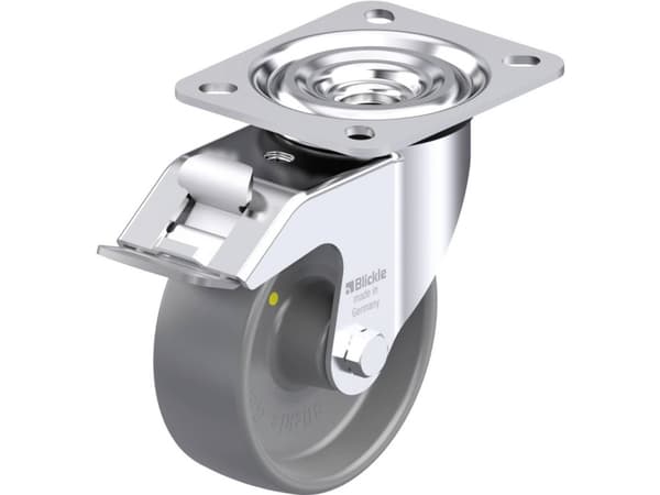 Blickle 680827 L-PO 100G-FI-ELS Styrehjul i stål Hjuldiameter: 100 mm Bæreevne (maks.): 250 kg 1 stk