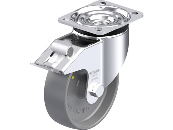 Blickle 691055 LK-PO 125G-1-FI-ELS Teräksinen kääntöpyörä Pyörän halkaisija: 125 mm Kantavuus (max.): 300 kg 1 kpl