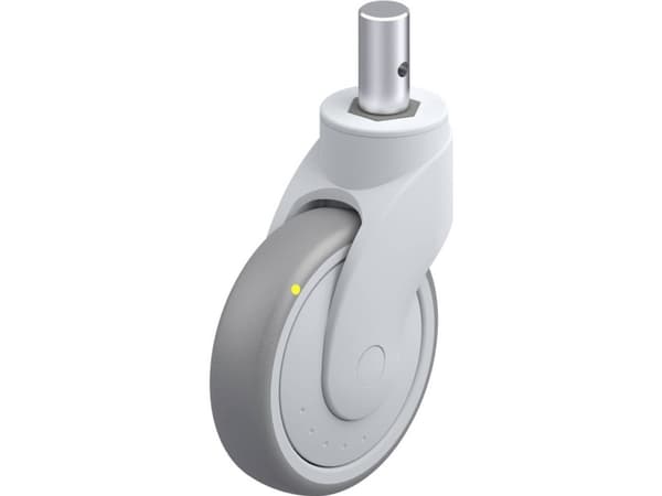 Blickle 743863 LWGE-TPA 126KF-ELS-ZA55 Styrehjul i plast Hjuldiameter: 125 mm Bæreevne (maks.): 80 kg 1 stk