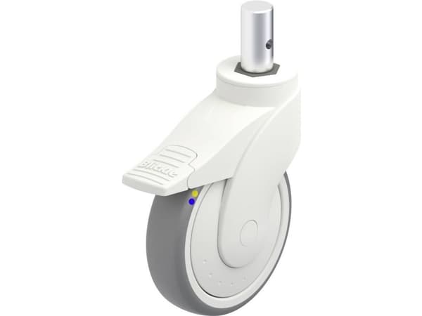 Blickle 745285 LWKXE-TPA 126XKF-FI-ELS-ZAX55 Styrehjul i plast Hjuldiameter: 125 mm Bæreevne (maks.): 80 kg 1 stk
