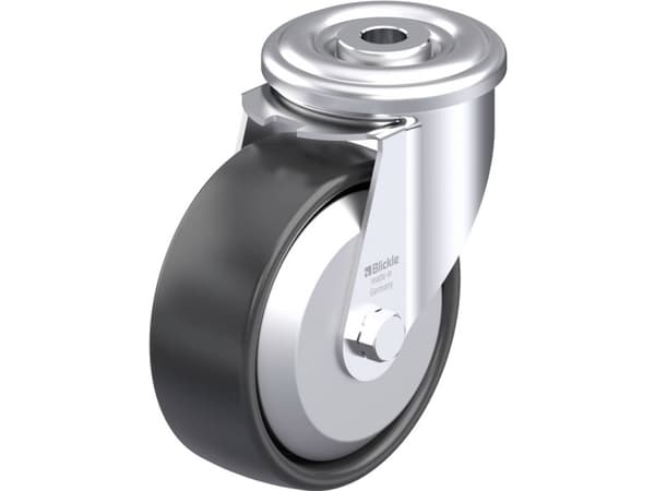 Blickle 748359 LER-PP 100R-FA Teräksinen kääntöpyörä Pyörän halkaisija: 100 mm Kantavuus (max.): 150 kg 1 kpl