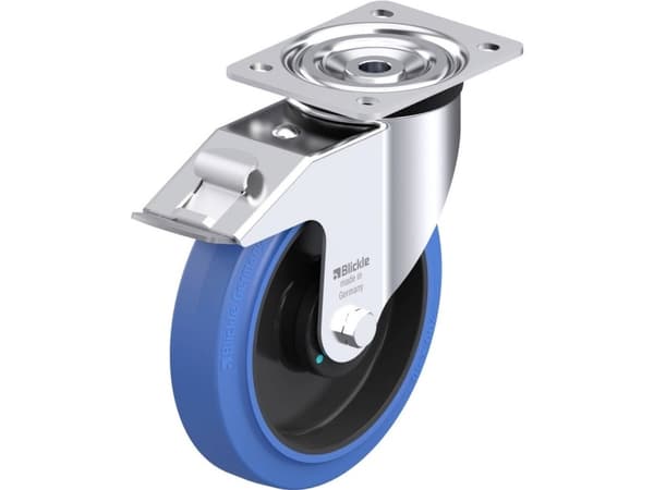 Blickle 749380 L-POEV 200KAD-FI-SB Ohjauspyörä terästä Pyörän halkaisija: 200 mm Kantavuus (max.): 400 kg 1 kpl