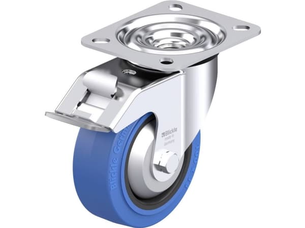 Blickle 749591 LE-POEV 100KAD-FI-SB-FA Ohjauspyörä terästä Pyörän halkaisija: 100 mm Kantavuus (max.): 150 kg 1 kpl