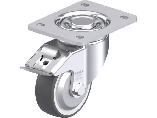 Blickle 750088 LH-POTH 100G-3-FI-FA Teräksinen kääntöpyörä Pyörän halkaisija: 100 mm Kantavuus (max.): 300 kg 1 kpl