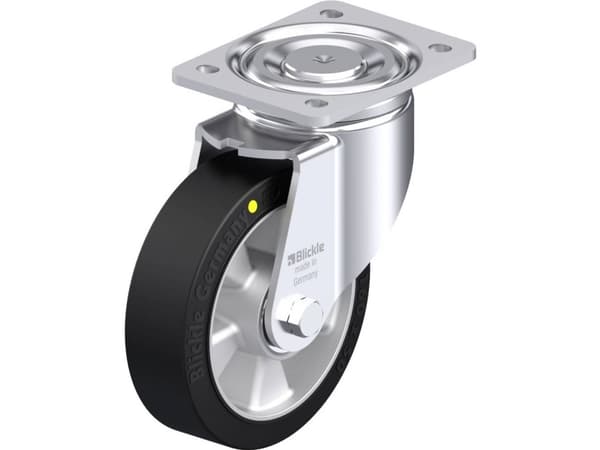 Blickle 843870 LH-ALEV 160K-EL Teräksinen kääntöpyörä Pyörän halkaisija: 160 mm Kantavuus (max.): 400 kg 1 kpl