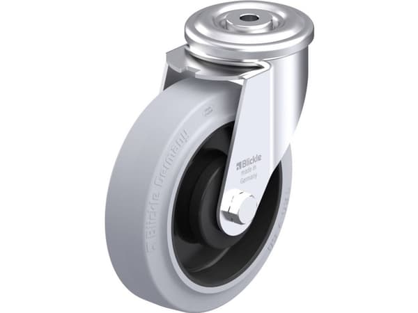 Blickle 845158 LER-POEV 160KA-SG Teräksinen kääntöpyörä Pyörän halkaisija: 160 mm Kantavuus (max.): 300 kg 1 kpl