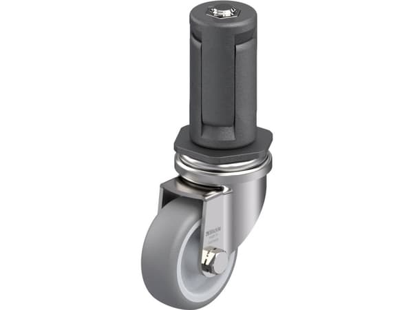 Blickle 845630 LRXA-TPA 50G-EXR04 Kääntyvä laitepyörä ruostumatonta terästä Pyörän halkaisija: 50 mm Kantavuus (max.): 50 kg 1 kpl