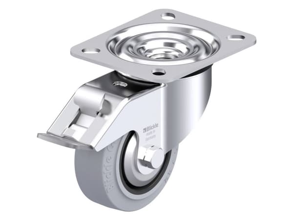 Blickle 850069 LE-POEV 80XR-FI-SG-FA Ohjauspyörä terästä Pyörän halkaisija: 80 mm Kantavuus (max.): 140 kg 1 kpl