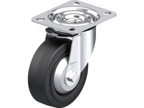 Blickle 850109 LE-POEV 100XR-FA Teräksinen kääntöpyörä Pyörän halkaisija: 100 mm Kantavuus (max.): 150 kg 1 kpl