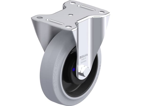 Blickle 850401 B-POEV 160XKA-SG Kiinteä teräspyörä Pyörän halkaisija: 160 mm Kantavuus (max.): 400 kg 1 kpl