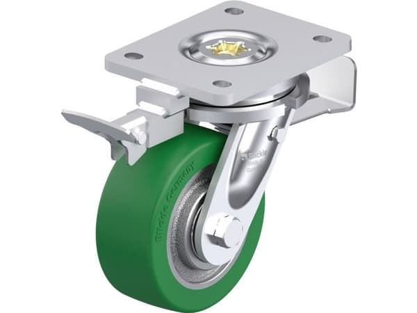 Blickle 852399 LO-GST 127K-ST-RI4 Raskaan sarjan kääntyvä pyörä Pyörän halkaisija: 125 mm Kantavuus (max.): 450 kg 1 kpl