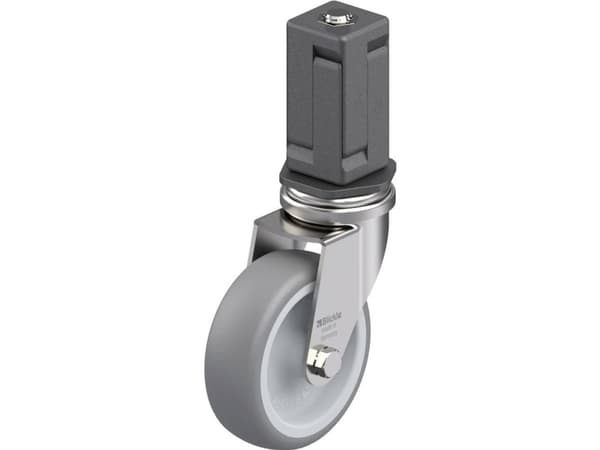 Blickle 867495 LRXA-TPA 75G-EXV05 Kääntyvä laitepyörä ruostumatonta terästä Pyörän halkaisija: 75 mm Kantavuus (max.): 75 kg 1 kpl