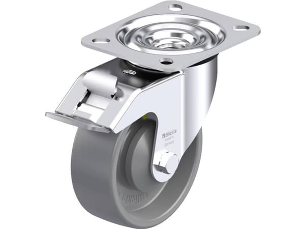 Blickle 867806 LE-PO 100KA-FI-ELS Teräksinen kääntöpyörä Pyörän halkaisija: 100 mm Kantavuus (max.): 150 kg 1 kpl