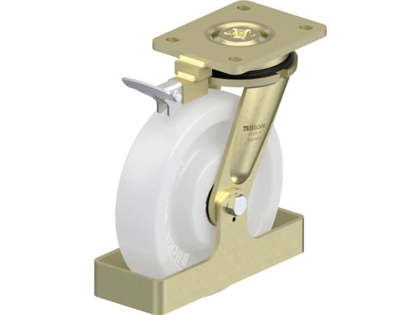 Blickle 869304 LS-SPO 200K-RI4-FS Raskaan sarjan kääntyvä pyörä Pyörän halkaisija: 200 mm Kantavuus (max.): 1500 kg 1 kpl