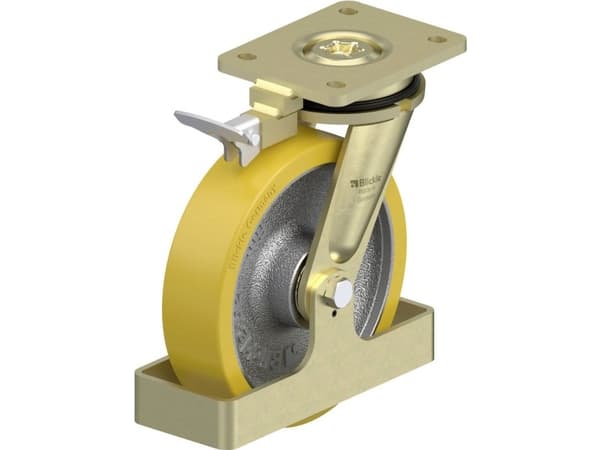Blickle 872366 LS-GTH 200K-RI4-FS Raskaan sarjan kääntyvä pyörä Pyörän halkaisija: 200 mm Kantavuus (max.): 1000 kg 1 kpl