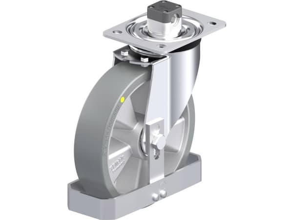 Blickle 879421 L-ALTH 200K-CS11-AS-FS Teräksinen kääntöpyörä Pyörän halkaisija: 200 mm Kantavuus (max.): 400 kg 1 kpl